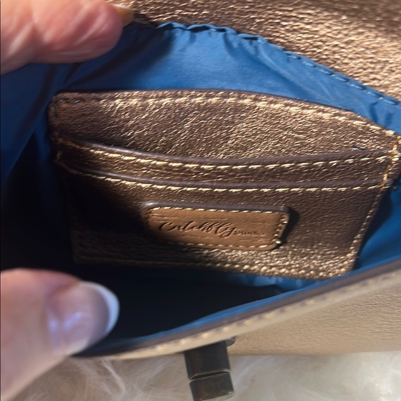 Rose Gold Metallic Clutch with Tassel by Catchfly Studio NWT. p35 - Picture 6 of 10